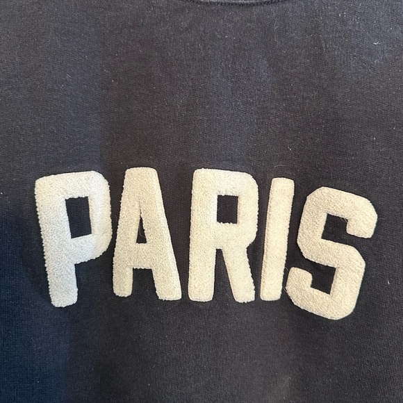 Vintage Sandro Paris Sweatshirt Size M Ptp 21 - Picture 4 of 5